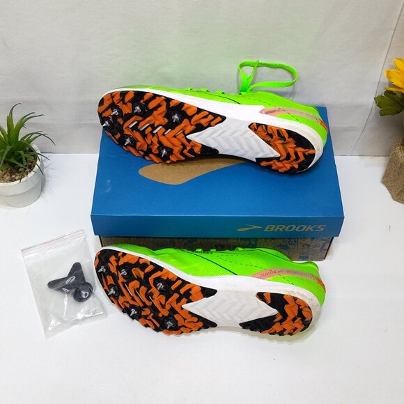 Brooks Draft XC Spiked Running Shoes For Speed Neutral Runner Men 8.5M / WMN 10M - Picture 9 of 10